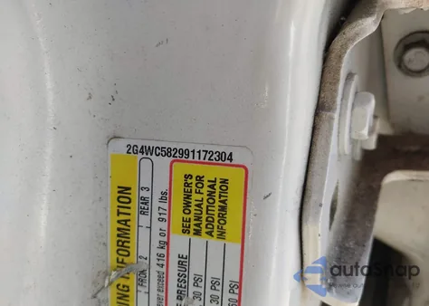 2009 Buick Lacrosse Cx from USA, damaged, VIN 2G4WC582991172304